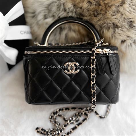 chanel vanity bag with handle